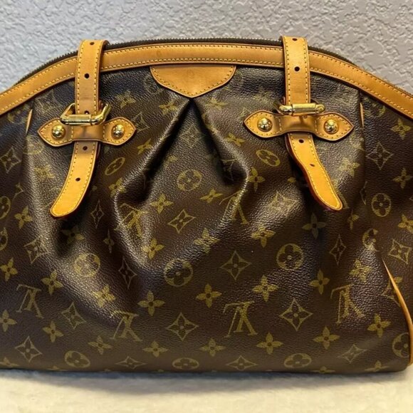LOUIS VUITTON LV Tivoli GM Monogram Canvas Shoulder Bag Women Handbag - Picture 5 of 15